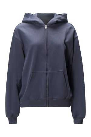 Basic Sports Zipper Hoodie for Men - Versatile Casual Loose Fit Solid Color Jacket for Everyday Wear