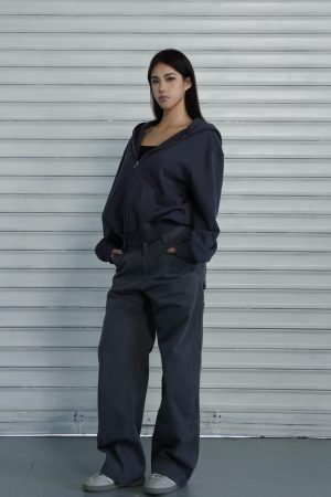 Basic Sports Zipper Hoodie for Men - Versatile Casual Loose Fit Solid Color Jacket for Everyday Wear