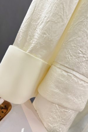 Beige Acetate Textured Blazer for Women - Stylish High-End Summer Suit, Versatile Design for 2025 Fashion Trends