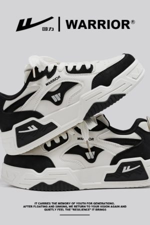 Black and White Unisex Thick-Soled Sneakers - Summer Mesh Breathable Couple Shoes - Versatile Popular Little White Shoes for Women