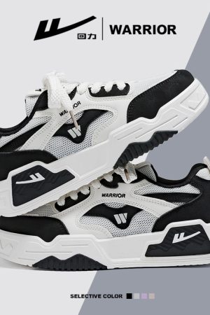 Black and White Unisex Thick-Soled Sneakers - Summer Mesh Breathable Couple Shoes - Versatile Popular Little White Shoes for Women