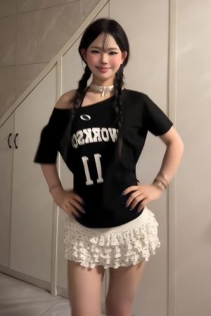 Black Off-Shoulder Short Sleeve Women's T-Shirt - Casual Loose Fit Summer Top with Letter Print - Sexy American Style Fashion