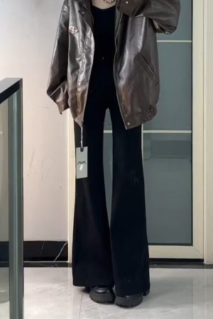 Black Plus Size High-Waisted Flared Jeans for Curvy Figures - Non-Skinny Bell-Bottoms in 2025 Trendy Style