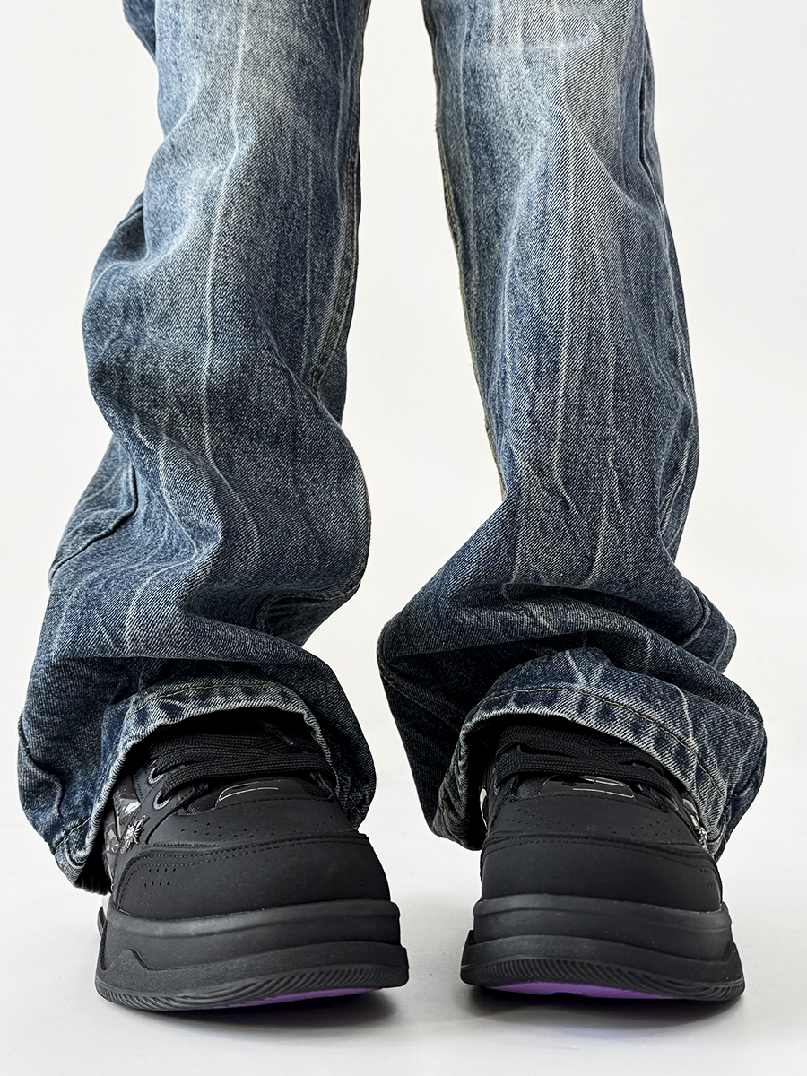 Black Warrior Board Shoes for Men and Women - Thick-Soled, Height-Increasing, Casual Couple Sports Shoes with Sailboat Star Design Black Warrior Board Shoes for Men and Women - Thick-Soled, Height-Increasing, Casual Couple Sports Shoes with Sailboat Star Design