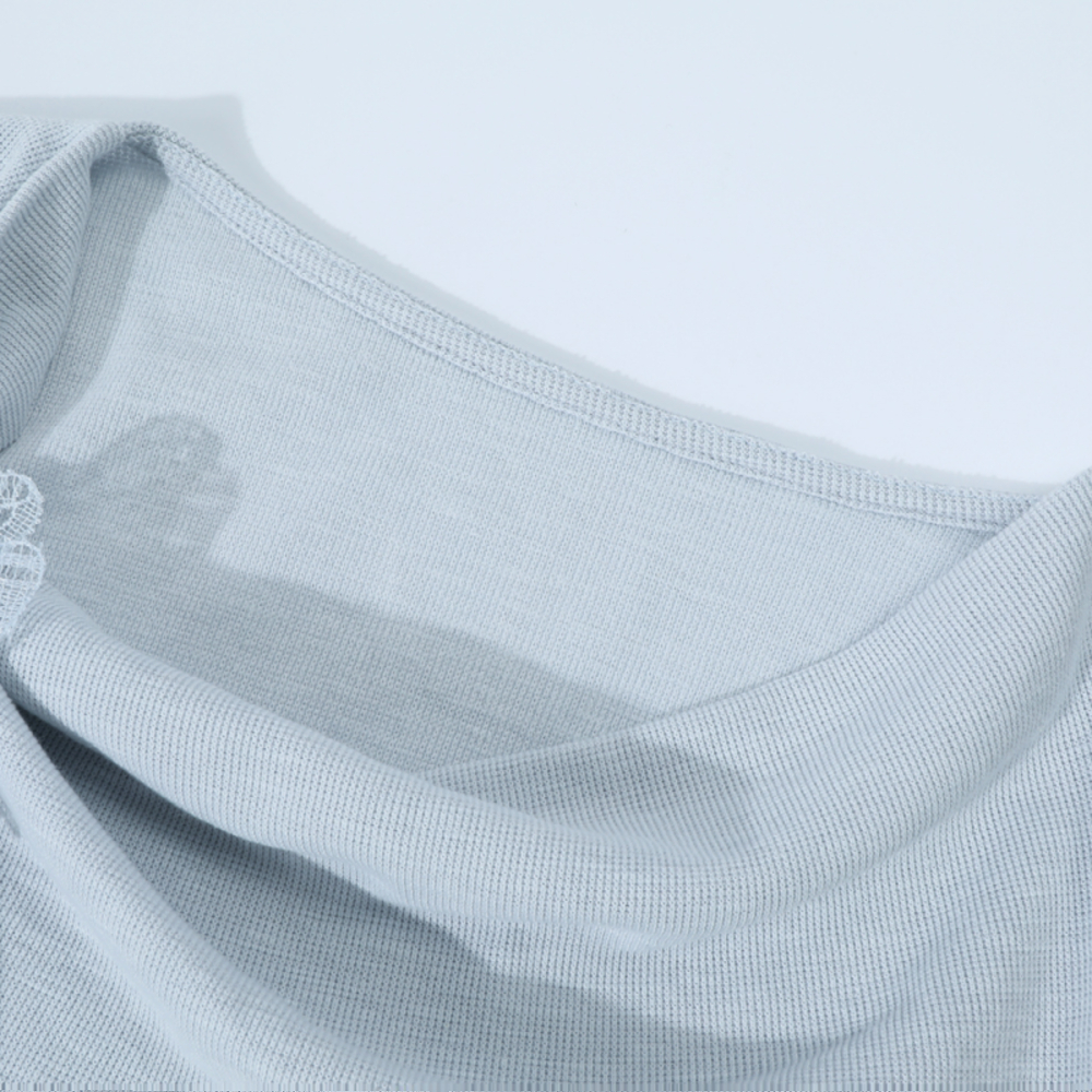 Blue 3D Bow Ruffled Collar Short-Sleeve T-Shirt for Women – Summer Lace Edge Knitted Top, Cute 90s Inspired Fashion Blue 3D Bow Ruffled Collar Short-Sleeve T-Shirt for Women – Summer Lace Edge Knitted Top, Cute 90s Inspired Fashion