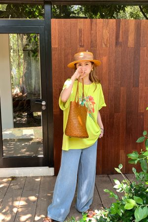 Blue Tide Vintage Retro Washed High-Waisted Jeans for Women - Summer Loose Wide-Leg Long Pants, Y2K Style, 90s Inspired Fashion