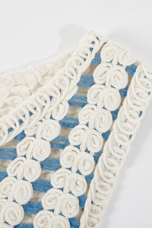 Bohemian Crochet Sleeveless Vest for Women - Loose Slim Fit Hollow Out Waistcoat for Summer Vacation Style