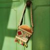 Bohemian Ethnic Style Women's Crossbody Bag with Embroidered Tassels - Yunnan Travel Hanfu Design for Spring/Summer Collection