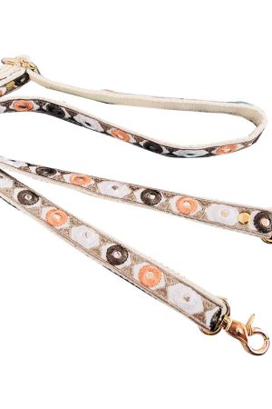 Bohemian Woven Embroidered Shoulder Strap Crossbody Bag - Ethnic Style DIY Adjustable Women's Handbag