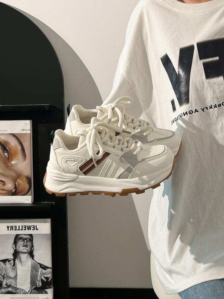 Breathable Summer Mesh Dad Shoes for Women - Soft-Soled Casual Sports Sneakers, Versatile Little White Shoes Breathable Summer Mesh Dad Shoes for Women - Soft-Soled Casual Sports Sneakers, Versatile Little White Shoes