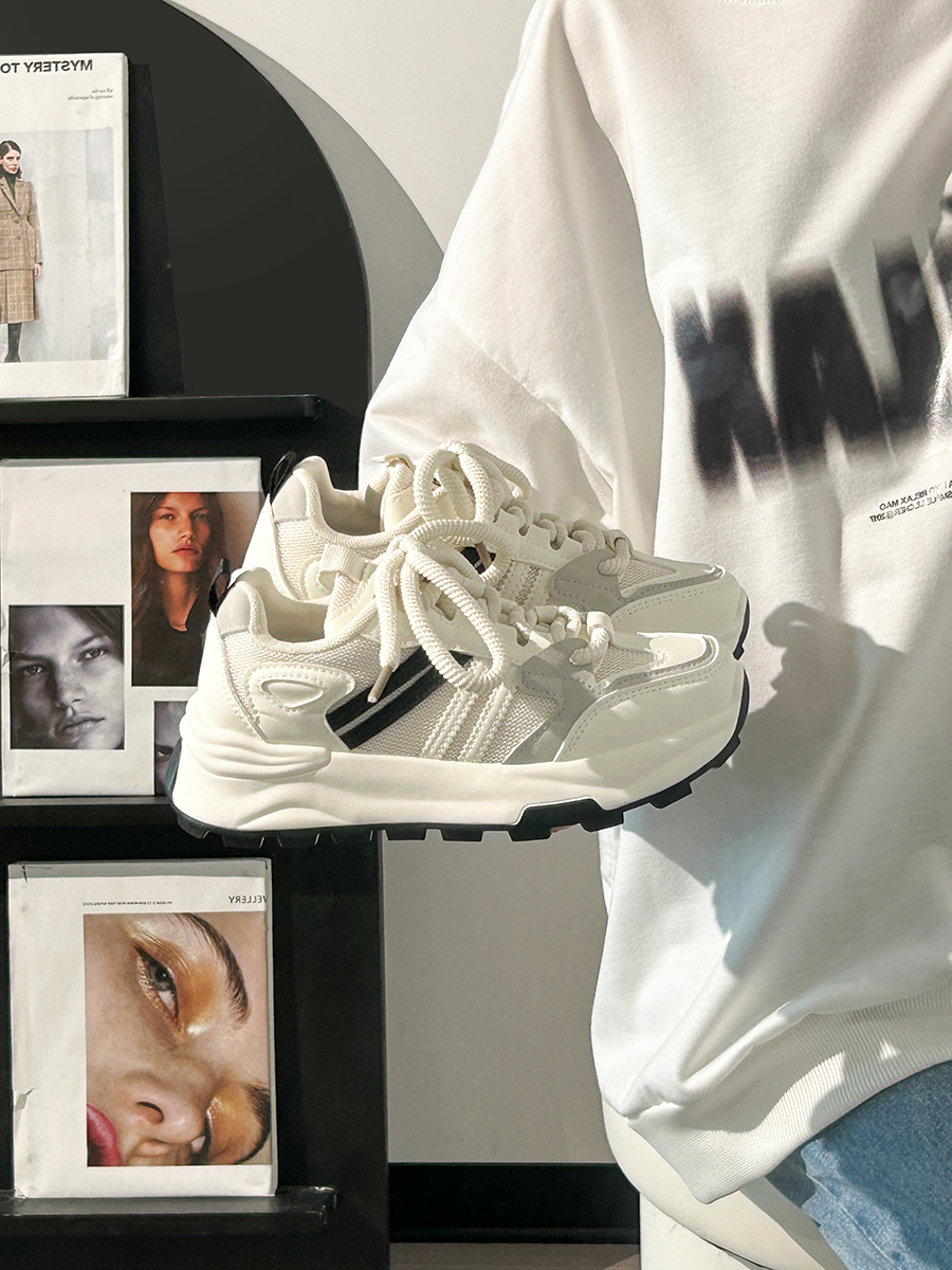 Breathable Summer Mesh Dad Shoes for Women - Soft-Soled Casual Sports Sneakers, Versatile Little White Shoes Breathable Summer Mesh Dad Shoes for Women - Soft-Soled Casual Sports Sneakers, Versatile Little White Shoes