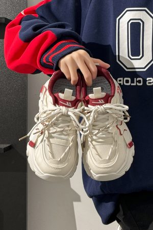 Breathable Thick-Soled Dad Shoes for Women, Original Mesh Design, Stylish Niche Sports Footwear, Summer 2025 Trend