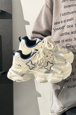 Breathable Thick-Soled Dad Shoes for Women, Original Mesh Design, Stylish Niche Sports Footwear, Summer 2025 Trend