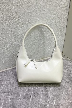 Bright Color Handheld Mini Handbag - Trendy Textured Fashionable Minimalist Niche Design Small Bag