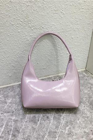 Bright Color Handheld Mini Handbag - Trendy Textured Fashionable Minimalist Niche Design Small Bag