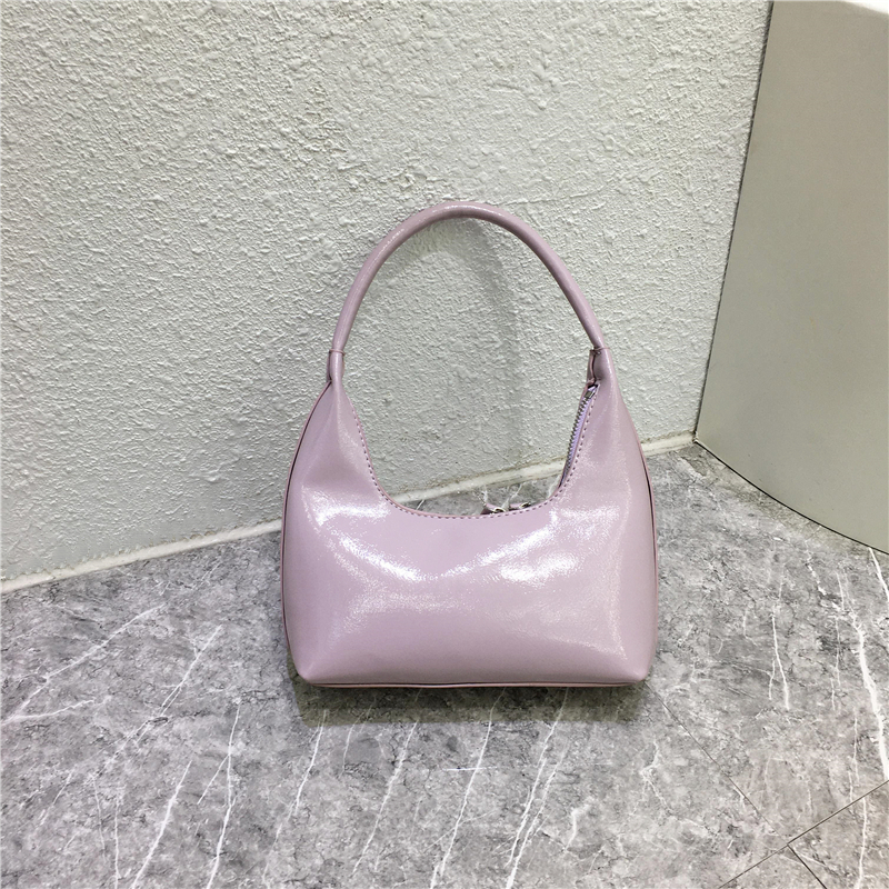 Bright Color Handheld Mini Handbag - Trendy Textured Fashionable Minimalist Niche Design Small Bag Bright Color Handheld Mini Handbag - Trendy Textured Fashionable Minimalist Niche Design Small Bag