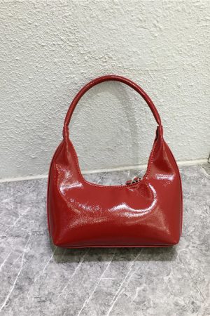 Bright Color Handheld Mini Handbag - Trendy Textured Fashionable Minimalist Niche Design Small Bag