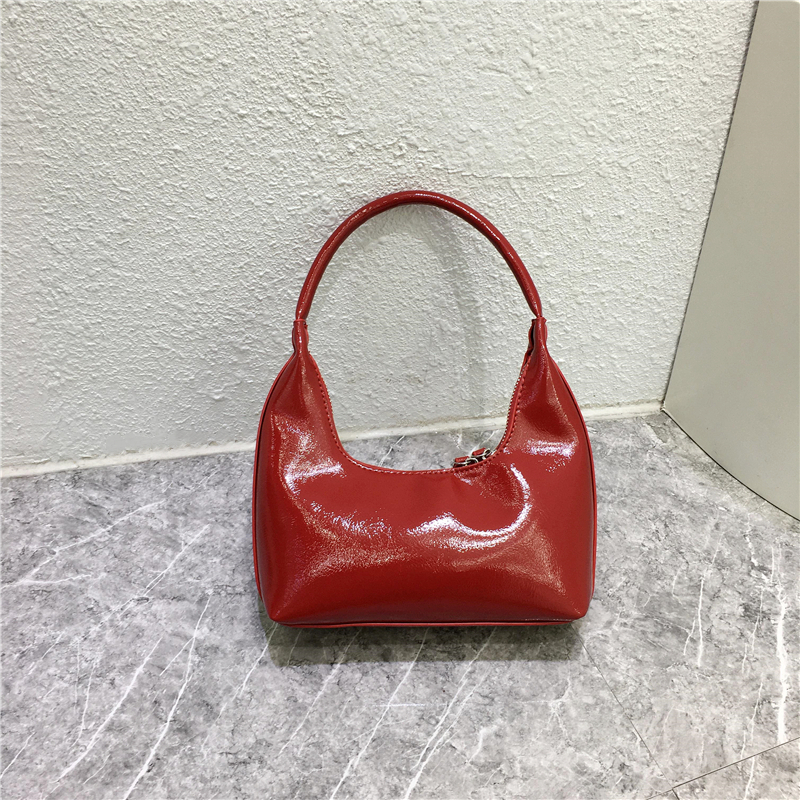 Bright Color Handheld Mini Handbag - Trendy Textured Fashionable Minimalist Niche Design Small Bag Bright Color Handheld Mini Handbag - Trendy Textured Fashionable Minimalist Niche Design Small Bag