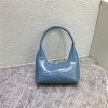 Bright Color Handheld Mini Handbag - Trendy Textured Fashionable Minimalist Niche Design Small Bag
