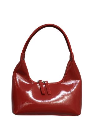 Bright Color Handheld Mini Handbag - Trendy Textured Fashionable Minimalist Niche Design Small Bag