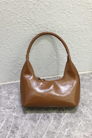 Bright Color Handheld Mini Handbag - Trendy Textured Fashionable Minimalist Niche Design Small Bag