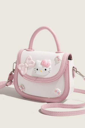 Cartoon Pattern Handbag for Women - Stylish 2024 Crossbody Shoulder Bag, Cute Gift Idea