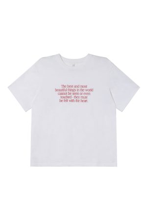 Casual 3D Letter Print Short Sleeve T-Shirt for Women - Summer 2025 Loose Round Neck Pure Cotton Top