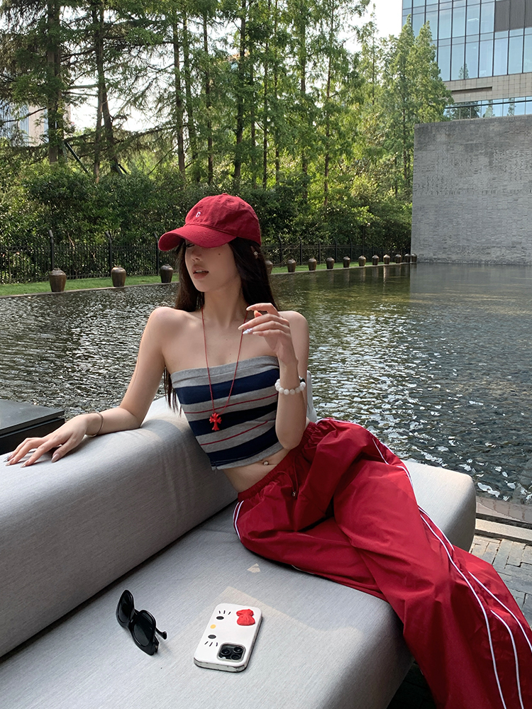 Casual Summer Loose Straight Pants for Women - Lightweight Breathable American Style Workwear Casual Summer Loose Straight Pants for Women - Lightweight Breathable American Style Workwear