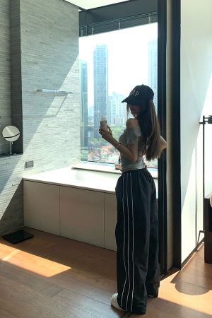 Casual Summer Loose Straight Pants for Women - Lightweight Breathable American Style Workwear