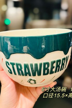 Charming 5-Inch Ceramic Rice Bowl for Girls, High-Quality Ice Cream Dessert Bowl, Sweet Soup Bowl for Everyday Use