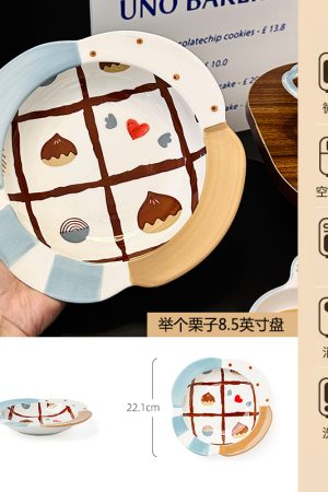 Charming 5-Inch Ceramic Rice Bowl for Girls, High-Quality Ice Cream Dessert Bowl, Sweet Soup Bowl for Everyday Use