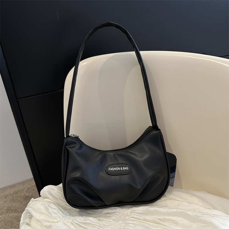 Chic Women's White Baguette Shoulder Bag - Versatile French Style Underarm Bag for Summer 2025 Chic Women's White Baguette Shoulder Bag - Versatile French Style Underarm Bag for Summer 2025