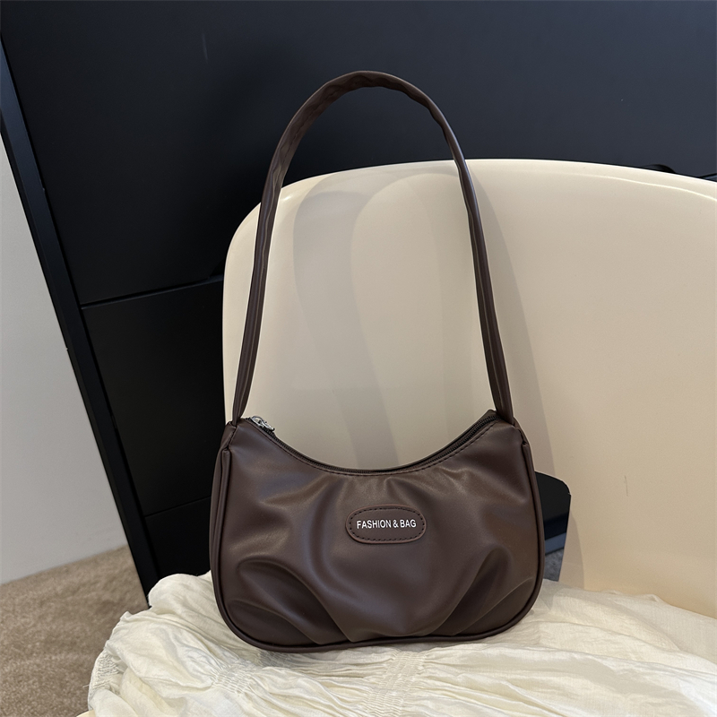 Chic Women's White Baguette Shoulder Bag - Versatile French Style Underarm Bag for Summer 2025 Chic Women's White Baguette Shoulder Bag - Versatile French Style Underarm Bag for Summer 2025