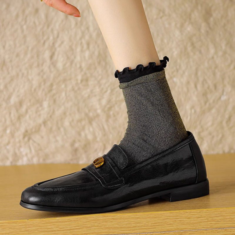 Chunky Heel Retro Loafers - Italian-Style Soft Sole Comfortable Shoes for Spring and Autumn Chunky Heel Retro Loafers - Italian-Style Soft Sole Comfortable Shoes for Spring and Autumn