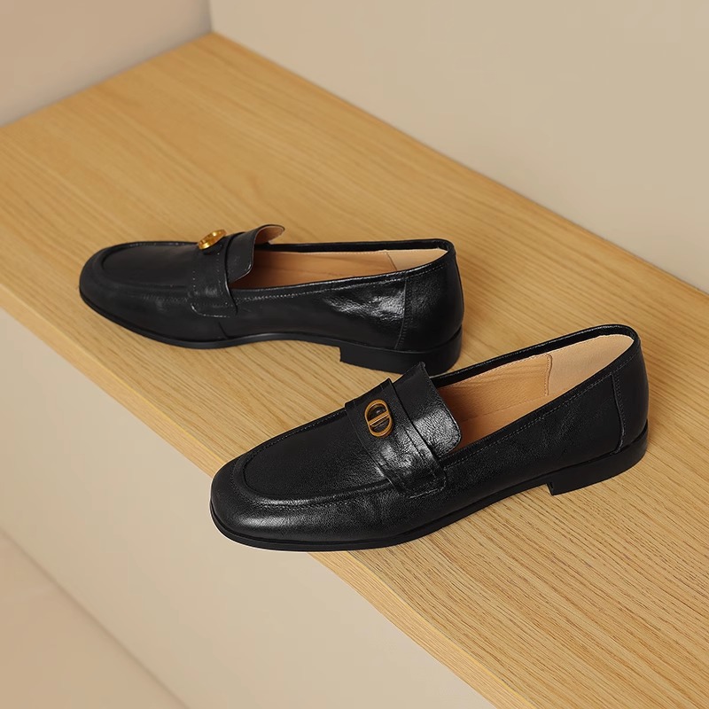 Chunky Heel Retro Loafers - Italian-Style Soft Sole Comfortable Shoes for Spring and Autumn Chunky Heel Retro Loafers - Italian-Style Soft Sole Comfortable Shoes for Spring and Autumn