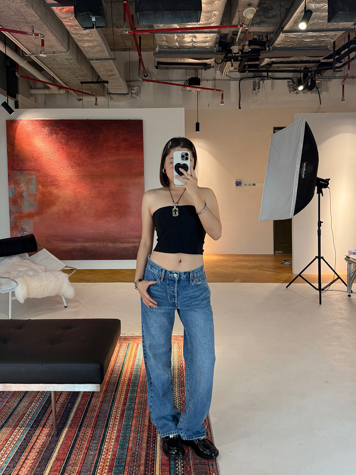 Classic American Low Waist Slim Straight Fit Butt-Hugging Jeans in ICVIBE Cone Fabric - Trendy Y2K Style Denim Classic American Low Waist Slim Straight Fit Butt-Hugging Jeans in ICVIBE Cone Fabric - Trendy Y2K Style Denim