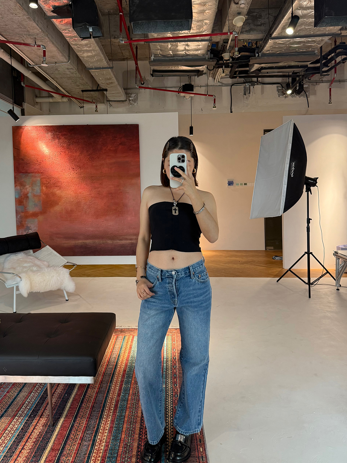 Classic American Low Waist Slim Straight Fit Butt-Hugging Jeans in ICVIBE Cone Fabric - Trendy Y2K Style Denim Classic American Low Waist Slim Straight Fit Butt-Hugging Jeans in ICVIBE Cone Fabric - Trendy Y2K Style Denim