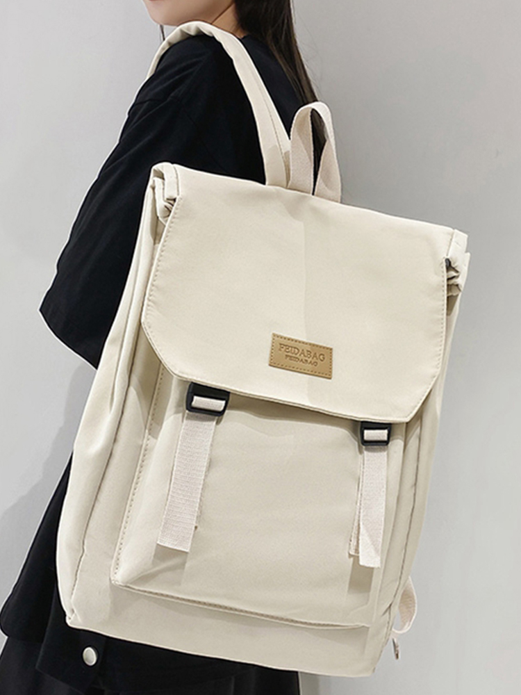 Classic Black Double Shoulder Backpack for Women - Versatile Casual Laptop Bag for Sports and Outdoor Activities Classic Black Double Shoulder Backpack for Women - Versatile Casual Laptop Bag for Sports and Outdoor Activities