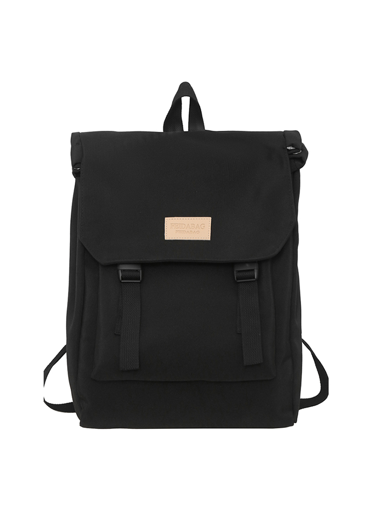 Classic Black Double Shoulder Backpack for Women - Versatile Casual Laptop Bag for Sports and Outdoor Activities Classic Black Double Shoulder Backpack for Women - Versatile Casual Laptop Bag for Sports and Outdoor Activities