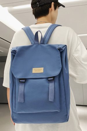 Classic Black Double Shoulder Backpack for Women - Versatile Casual Laptop Bag for Sports and Outdoor Activities