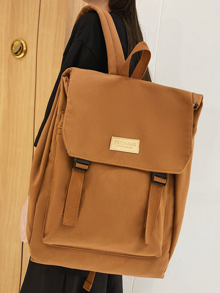 Classic Black Double Shoulder Backpack for Women - Versatile Casual Laptop Bag for Sports and Outdoor Activities Classic Black Double Shoulder Backpack for Women - Versatile Casual Laptop Bag for Sports and Outdoor Activities