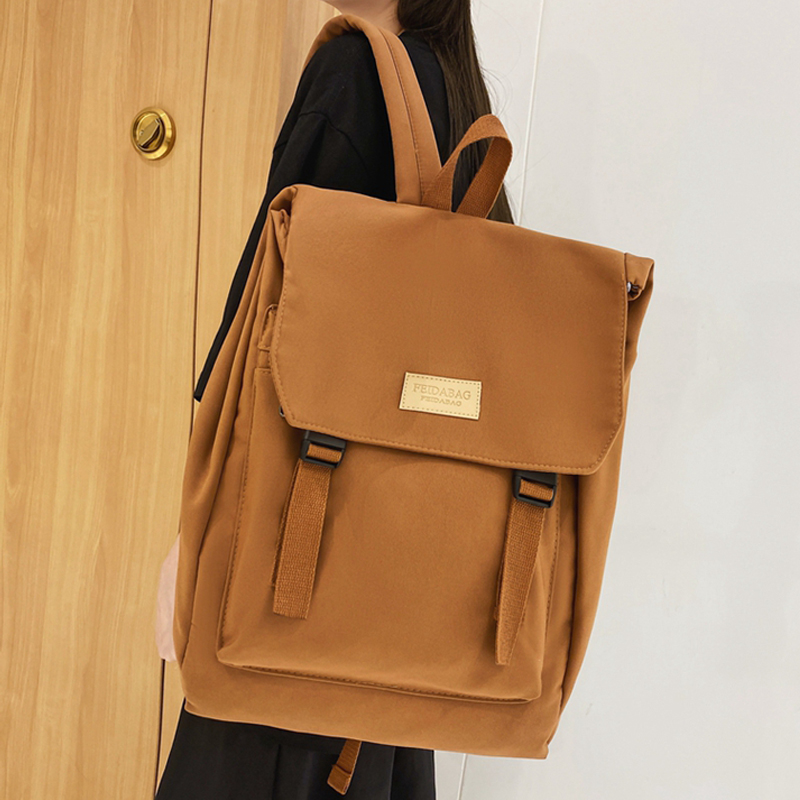 Classic Black Double Shoulder Backpack for Women - Versatile Casual Laptop Bag for Sports and Outdoor Activities Classic Black Double Shoulder Backpack for Women - Versatile Casual Laptop Bag for Sports and Outdoor Activities