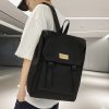 Classic Black Double Shoulder Backpack for Women - Versatile Casual Laptop Bag for Sports and Outdoor Activities