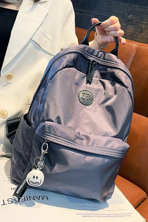 Classic Women's Oxford Cloth Water-Resistant Backpack - Lightweight Casual Travel Bag, Versatile Style for Everyday Use
