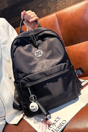 Classic Women's Oxford Cloth Water-Resistant Backpack - Lightweight Casual Travel Bag, Versatile Style for Everyday Use