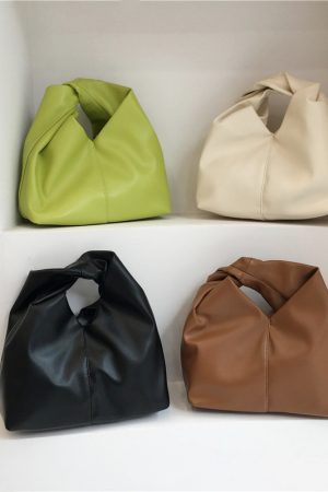 Cloud Bag Handbag 2023 - High-End Smooth Leather, Wrinkled Design, Small Size, Korean Style Fashion Accessory