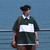Color-Block Short Sleeve Polo Shirt for Men, Versatile Japanese Style T-Shirt, Summer Fashion, Casual 90s Inspired Top