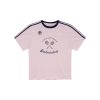 Color-Block Woven Strap Sports T-Shirt for Women - American Style Summer Top, Loose Fit, Slimming Design, Trendy Casual Wear
