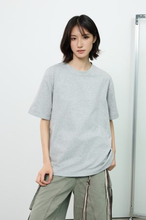 Color-Blocked Cuff Round Neck Short Sleeve T-Shirt for Men - American Retro Summer Casual Top, Y2K Style