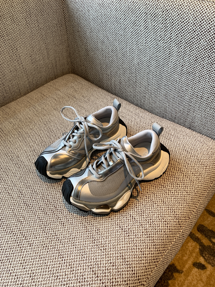 Color-Blocking Thick-Soled Dad Shoes for Women, Trendy 2025 Lace-Up Mesh Casual Sneakers, Versatile Y2K Style Sports Footwear Color-Blocking Thick-Soled Dad Shoes for Women, Trendy 2025 Lace-Up Mesh Casual Sneakers, Versatile Y2K Style Sports Footwear